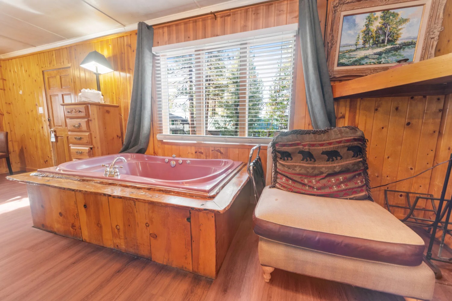 Christy Cabin interior at The Burgundy — view 4