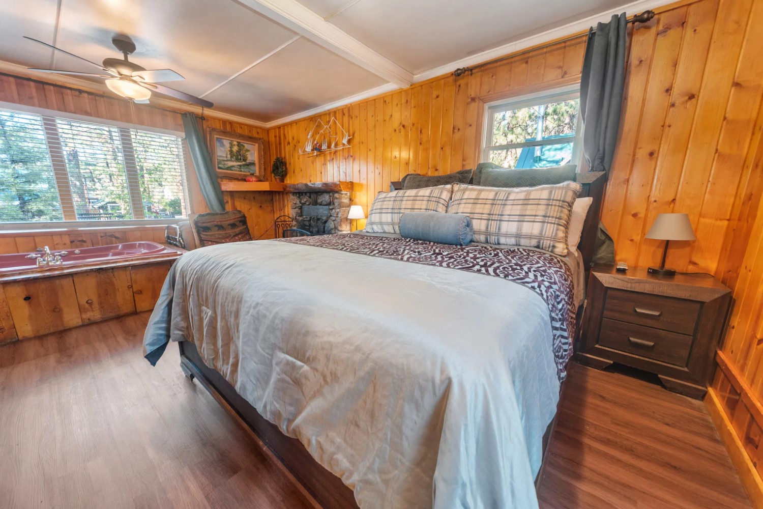Christy Cabin interior at The Burgundy — view 6