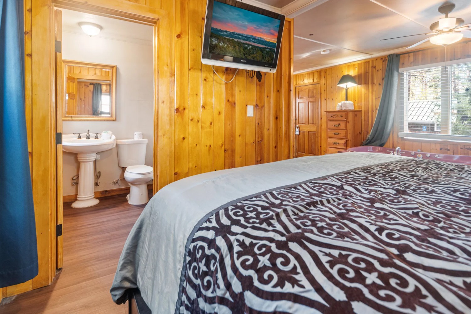 Christy Cabin interior at The Burgundy — view 7
