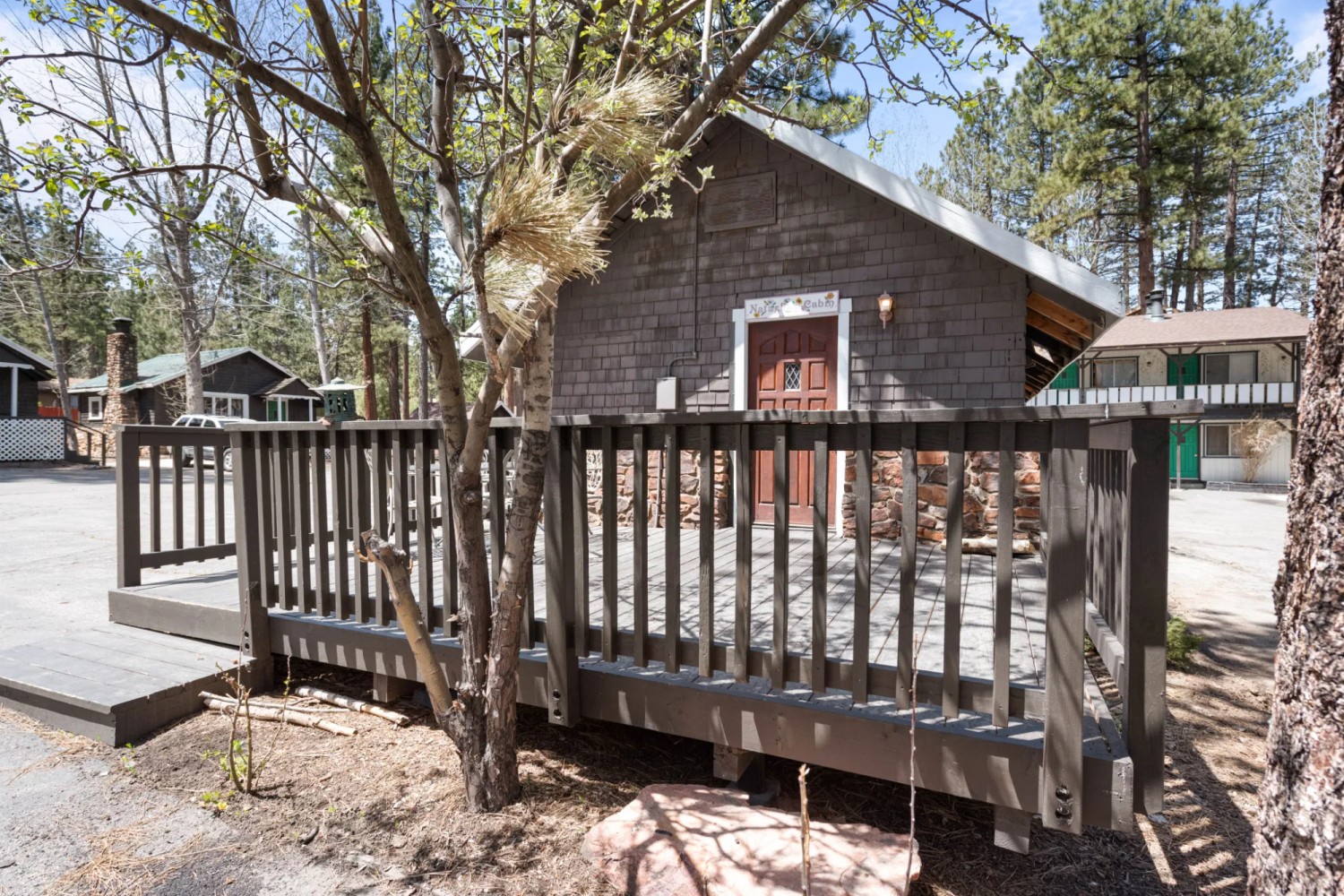 Natasha Cabin interior at The Burgundy — view 3